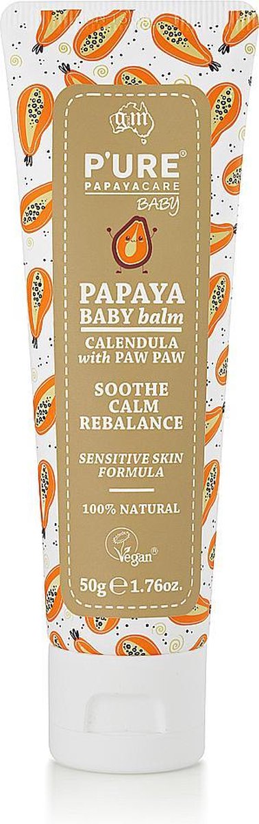 P'ure Papaya Care - Papaya Baby Balm- Natural