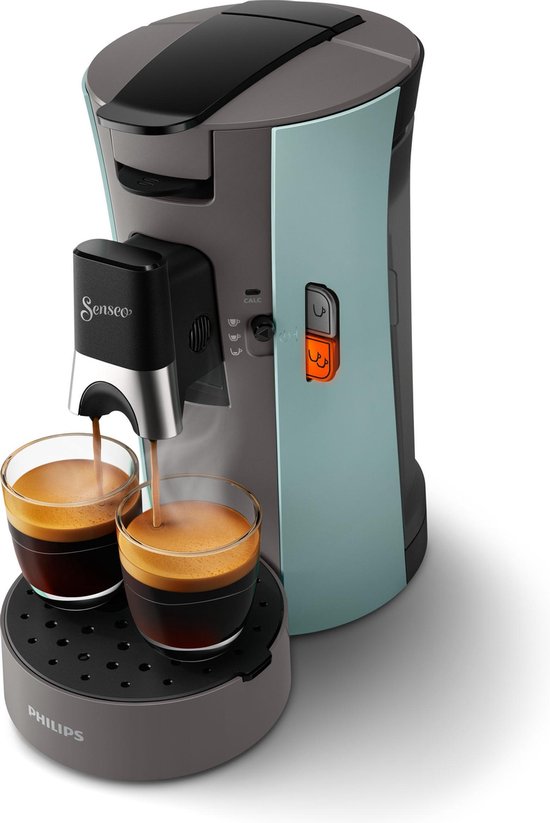 Philips Senseo Select CSA230/10 - Koffiepadapparaat - Sage en kasjmiergrijs