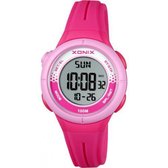 Xonix digitaal kinderhorloge roze BAO-003 waterdicht