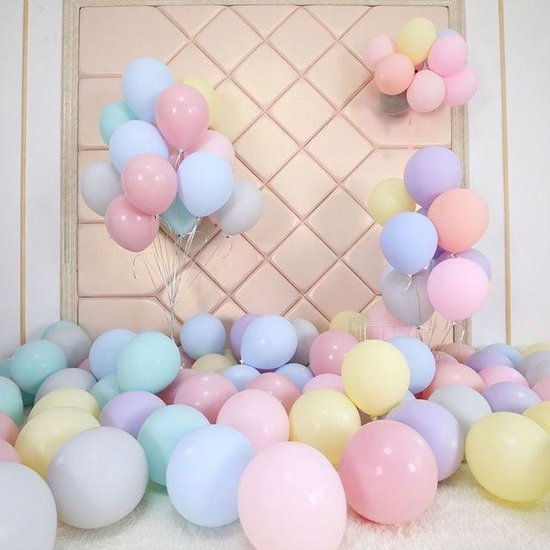 Ballonnen Pastelkleuren | Effen  - Pastel | 10 stuks | Baby Shower - Kraamfeest - Verjaardag - Geboorte - Fotoshoot - Wedding - Marriage - Birthday - Party - Feest - Huwelijk - Jubileum - Event - Decoratie | Luxe uitstraling | Kids - DH collection