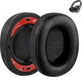 Luxe Lederen Oorkussen Set Geschikt Voor JBL E55BT - Vervangende Koptelefoon Earpads - Oor Kussens - Ear Pads - Oorkussens Met Memory Foam Binnenlaag - Zwart