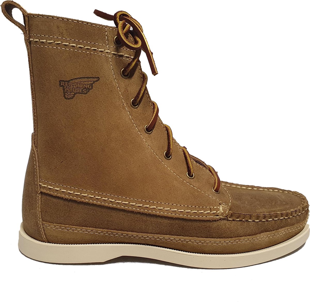 Red wing Wabasha Boat Boot Suede 07190 Camel