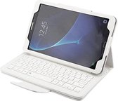 T02 Toetsenbordhoes Voor Samsung Tablet T530 P5200 - Leer - Wit