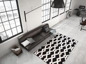 Nu - Vloerkleed - Zwart En Wit - 160cm x 230cm