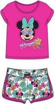 Disney Minnie Mouse set - tropical fuchsia - maat 110/116 (6 jaar)