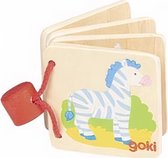 Goki Leesboekjes Zebra 5 X 5 X 2 Cm Hout Naturel