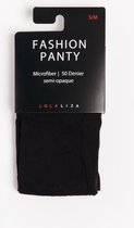 LOLALIZA Panty met microfiber 50 deniers - Zwart - Maat L/XL