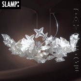 Hanglamp bloemenwolk Slamp Hanami HANDGEMAAKT Suspension Prisma/Transparant