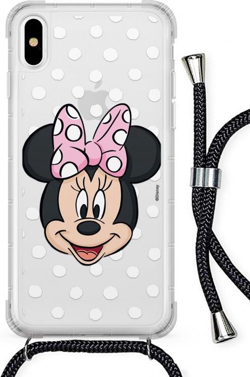 iPhone 6 Plus hoesje - Minnie Mouse - met draagkoord - disney