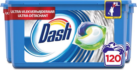 Dash Platinum Wasmiddel - Voordeelverpakking 3 x 40 Wasbeurten - Wasmiddel Pods
