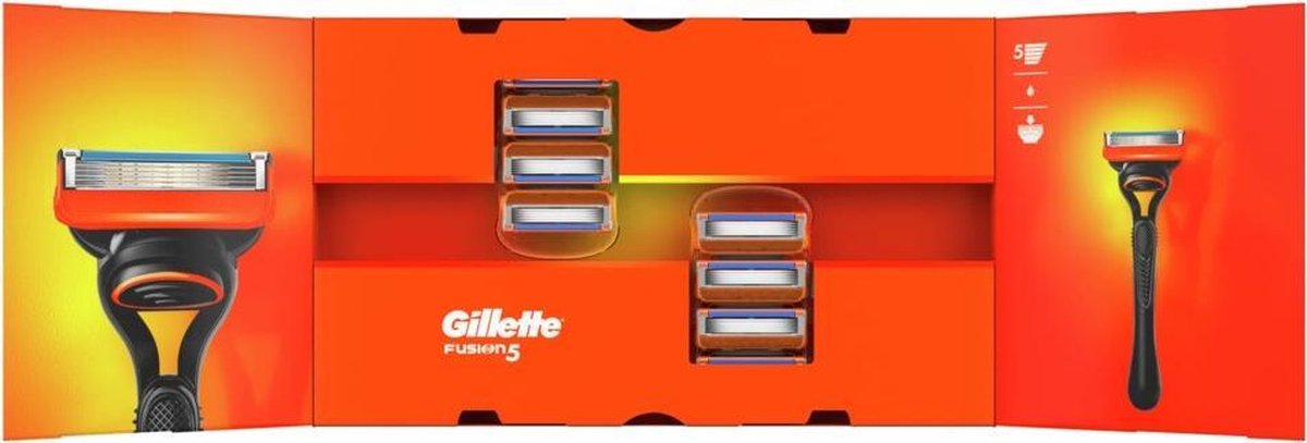 24x Gillette Fusion 5 Manual Scheermesjes 8 stuks