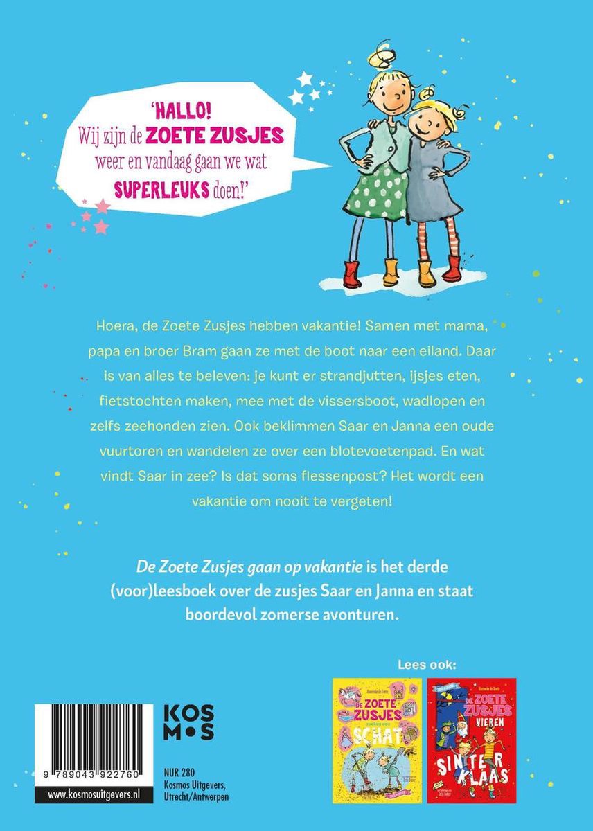 De Zoete Zusjes - De Zoete Zusjes gaan op vakantie — cadeau in Boeken - foto 2