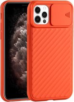 GSMNed – iPhone 12 Pro Max Oranje – hoogwaardig siliconen Case Oranje – iPhone 12 Pro Max Oranje – hoesje voor iPhone Oranje – shockproof – camera bescherming