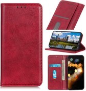 OnePlus 9 Pro hoesje - Luxe Wallet bookcase - Rood - GSM Hoesje - Telefoonhoesje Geschikt Voor: OnePlus 9 Pro