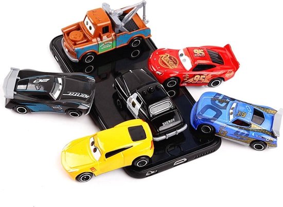 Cars Auto Speelgoed - Speelgoed - Cars Autootjes - Jongens Set van 6... | bol.com