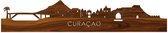 Skyline Curaçao Palissander hout - 80 cm - Woondecoratie design - Wanddecoratie - WoodWideCities