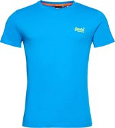 Superdry T-shirt Ronde Hals Electric Blauw (M1011251A - 89G)