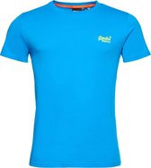 Superdry T-shirt Ronde Hals Electric Blauw (M1011251A - 89G)