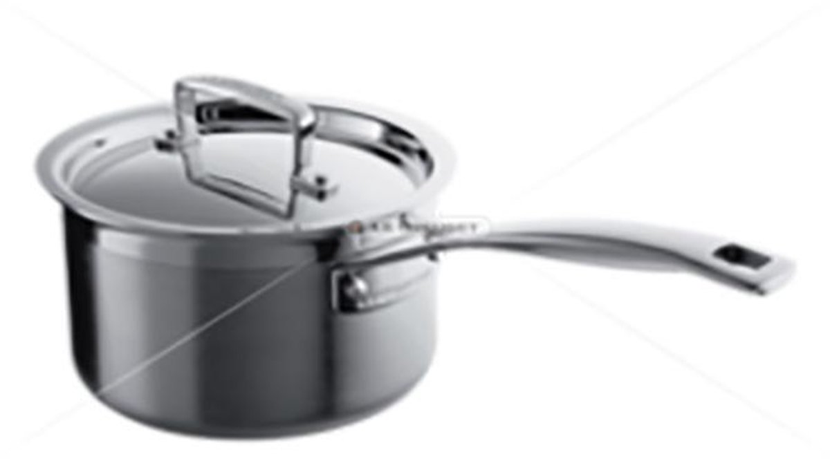 Le Creuset RVS Steel-/sauspan - 14cm