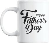 Studio Verbiest - Mok met tekst - Vaderdag - Happy father's day (19) - 300ml ( Vader / Papa / Cadeau / Koffie / Thee )