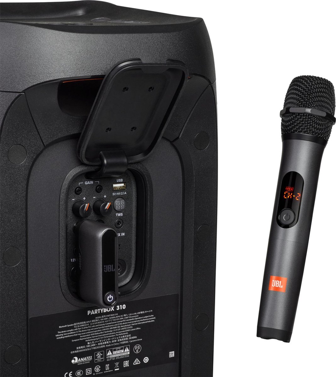 JBL PBM 100 Noir Microphone de karaoké