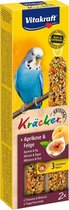 Vitakraft Parkietkracker - 2 in 1 fruit - Vogelvoer - Vogelsnack