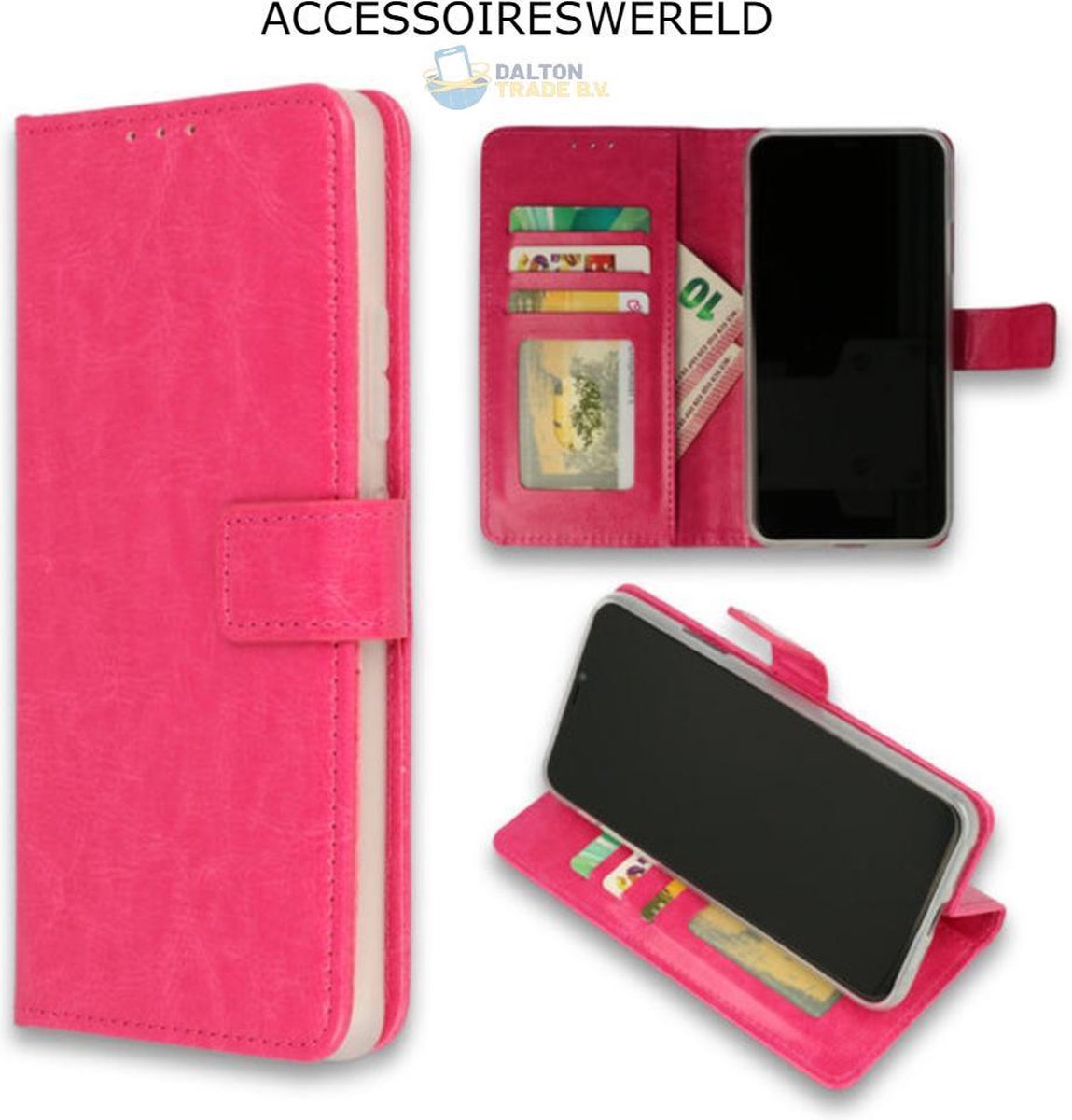 Bookcase Roze - Samsung Galaxy A50 / A50s / A30s - Portemonnee hoesje
