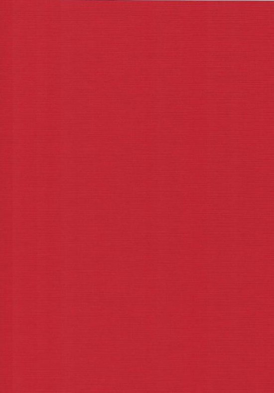20 Linnen kaarten papier - A5 - Rood - Cardstock - 21 x 14,8cm - 240 grams - karton