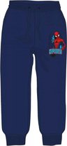 Spiderman Marvel Joggingbroek - Trainingsbroek. Kleur Donkerblauw. Maat: 104 cm / 4 jaar