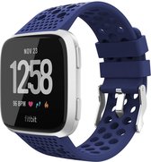 YONO Fitbit Versa 2 Bandje - Siliconen - Sport Air - Blauw - Small
