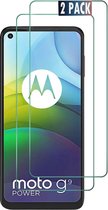 Screenprotector Glas - Tempered Glass Screen Protector Geschikt voor: Motorola G9 Power- 2x
