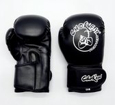 Bokshandschoenen PU Zwart12 OZ