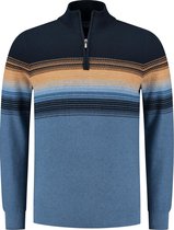 Chris Cayne - Sweater Half Zip - Heren - Trui - Navy - Maat XXL