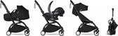 Babyzen YOYO² zwart frame met YOYO Bassinet - reiswieg 0+ én Colorpack 6+ - Black incl. YOYO car seat by BeSafe