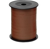 Ruban décoratif / ruban cadeau / ruban d'emballage / ruban de curling marron 10mm x 250 mètres (par bobine)