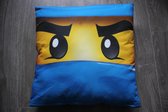 Kussenhoes - Lego Ninjago - Jay- 40 x 40 cm - Kinderkamer