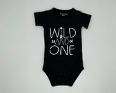 Romper wild and one - Zwart, 50/56