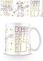 Harry Potter Mok/beker Dobby Wit