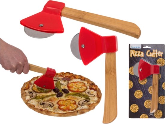 Pizza Snijder Bijl - Pizza Roller bijl -Pizza cutter Axe