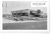 Walljar - Auditorium '66 - Zwart wit poster