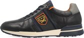 Pantofola d'Oro Sangano Sneakers - Heren Leren Veterschoenen - Blauw - Maat 41