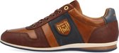 Pantofola d'Oro Asiago Sneakers - Heren Leren Veterschoenen - Cognac - Maat 45