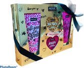 Geschenkset Badbruisballen - body lotion - shower gel