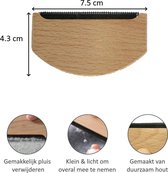 Wolkam - Cashmere kam - Hout - Compact - Ontpluizer voor kleding - Pluisjes verwijderaar