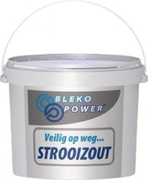 Strooizout - Dooizout, Strooi Zout 15 kg  - In Afsluitbare emmer- Bestrijdt gladheid, sneeuw en onkruid