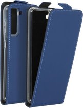 Accezz Flipcase Samsung Galaxy S21 hoesje - Donkerblauw