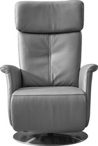 Valencia - Zero-Stress - Relaxfauteuil - Draaivoet – Leder – ingebouwde batterij