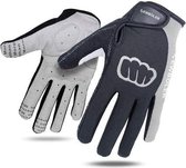 Buzz Products Mtb,Bmx Fiets en Motor Handschoenen - Maat M - Grijs - Outdoor - Unisex