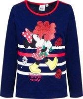 Minnie Mouse - Longsleeve - Navy - 8 jaar -  128 cm