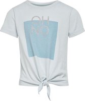 Only t-shirt meisjes - blauw - KONsilly - maat 134/140